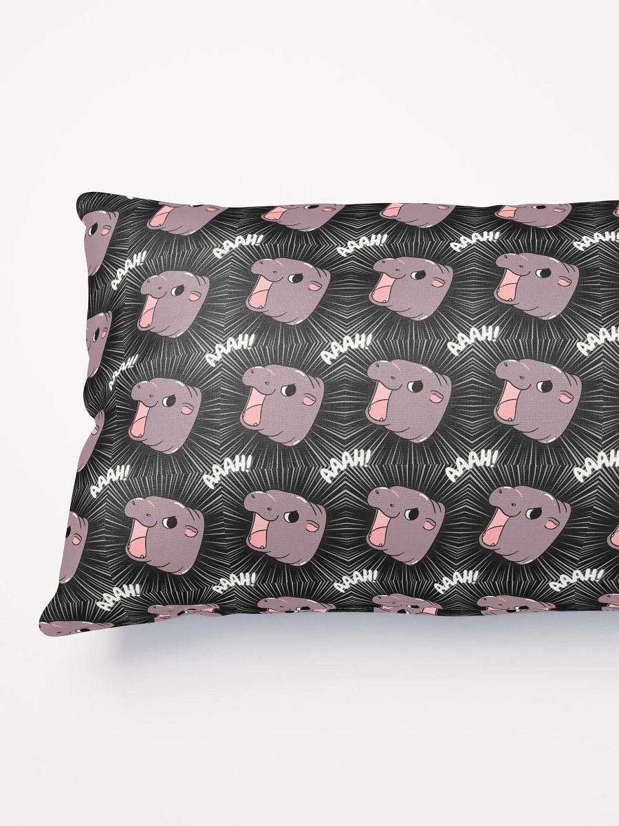 MOODENG'S BLACK AAAH! PILLOW! product image (4)