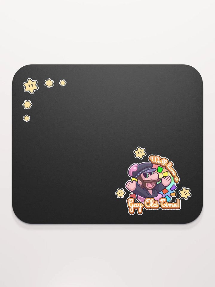Gay Old Time - Black Mousepad (small) product image (2)
