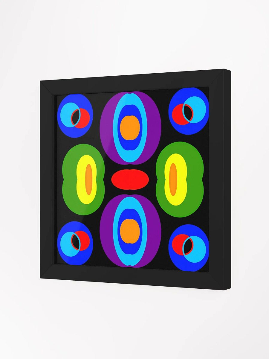 Symmetry in Color Framed Poster product image (9)