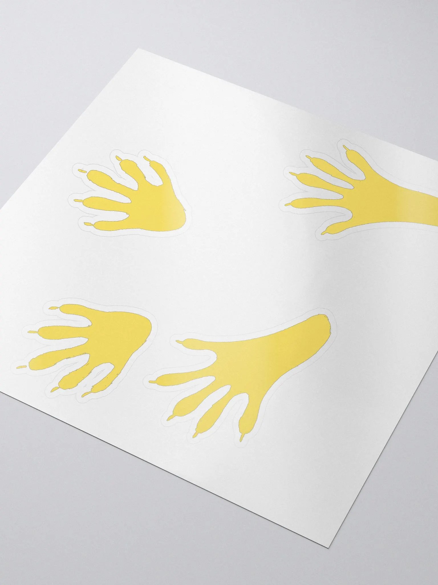 Rascal Prints Stickers - Yellow product image (3)