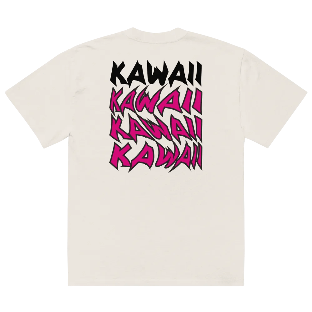 BUIII Kawaii Pink Variant: Premium Oversized T-Shirt product image (5)