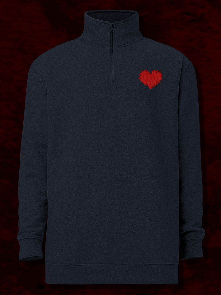 Poly Heart Fleece Zip product image (1)