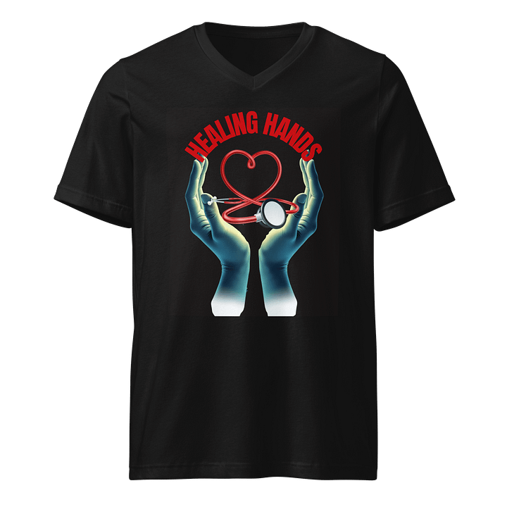 Healing Hands Heart Stethoscope T-shirt product image (1)