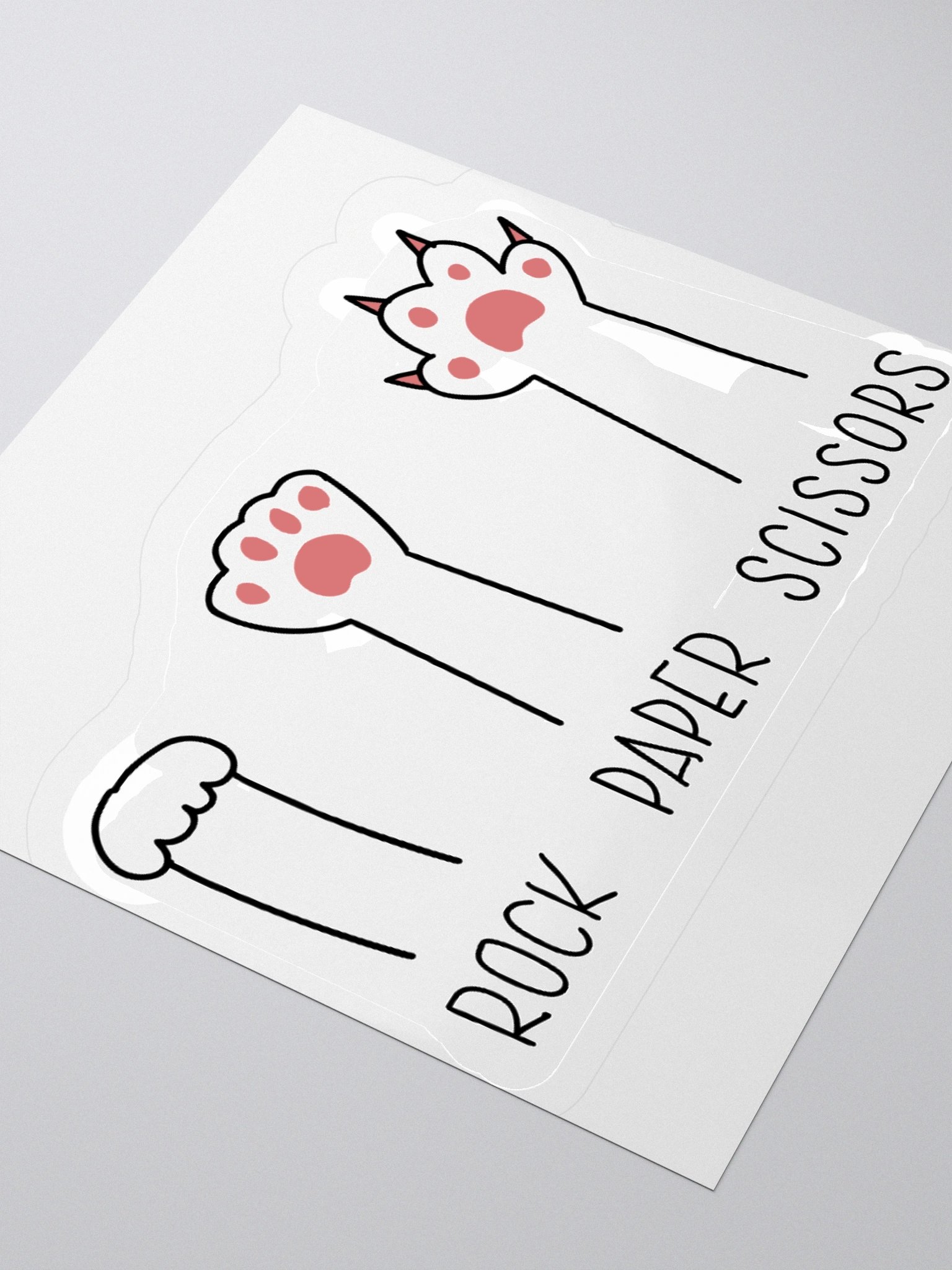 Rock Paper Scissors Sticker product image (3)