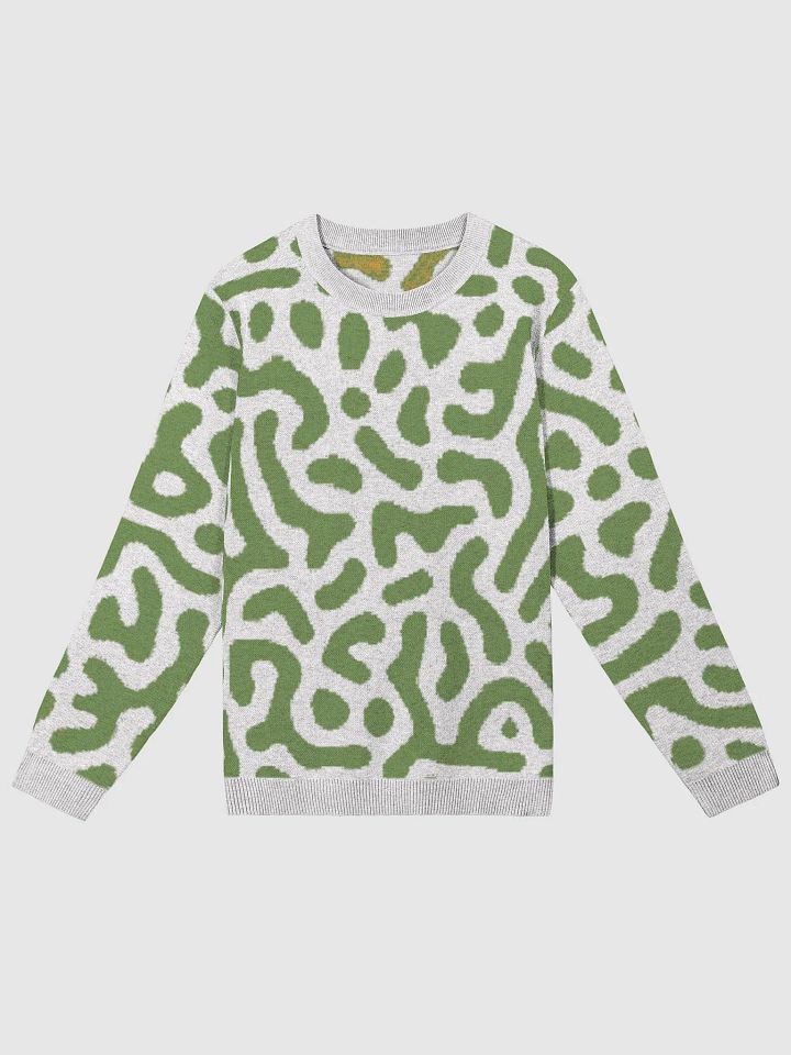 Abstract curved lines pattern design Crewneck Sweater product image (1)