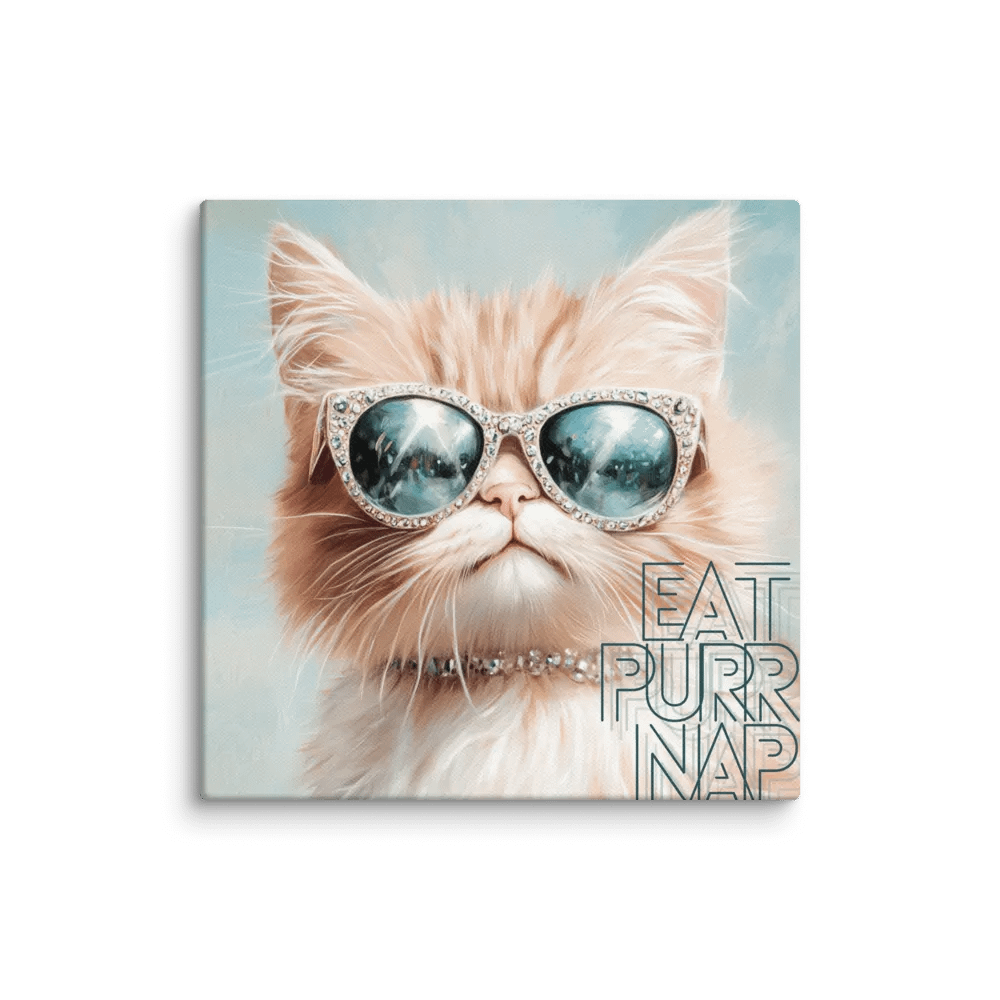 EAT. PURR. NAP: Canvas Print product image (1)