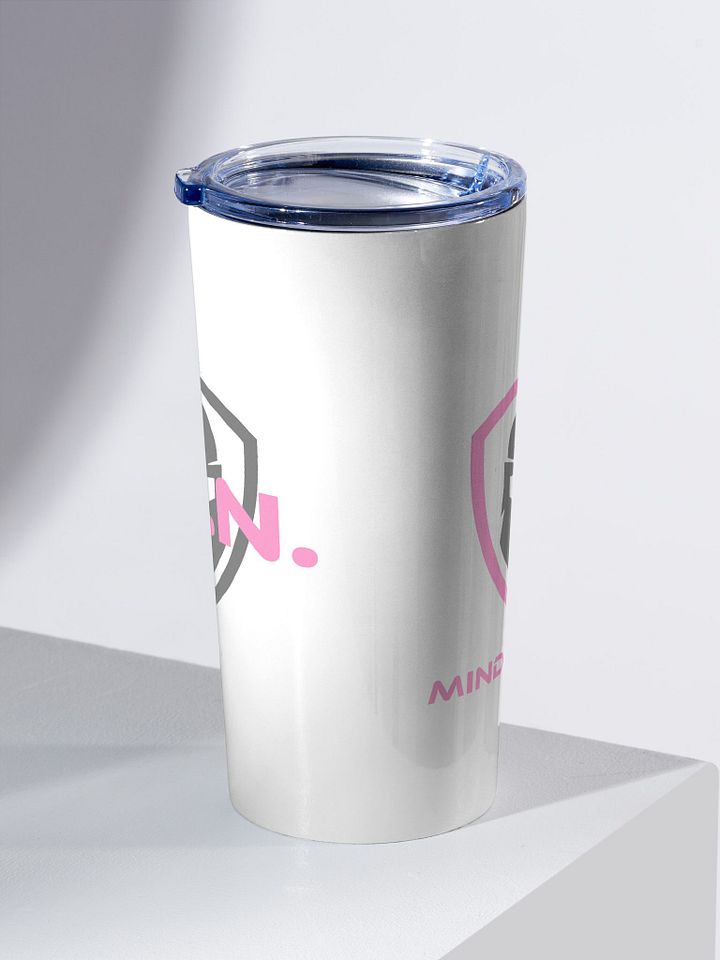 Mind Armor - 20oz Stainless Steel Tumbler - Pink Logo product image (2)