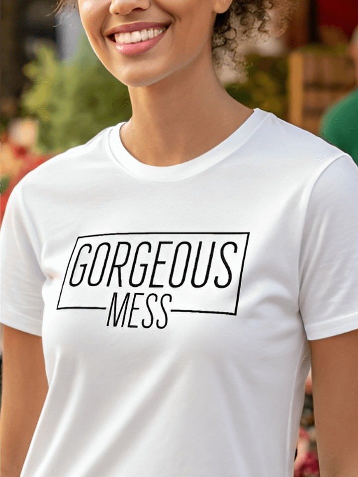 Gorgeous Mess - Women's White T-Shirt product image (1)