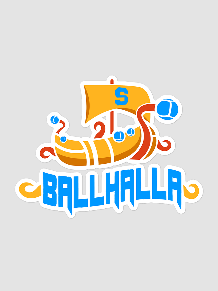 Blue Ballhalla Sticker product image (1)