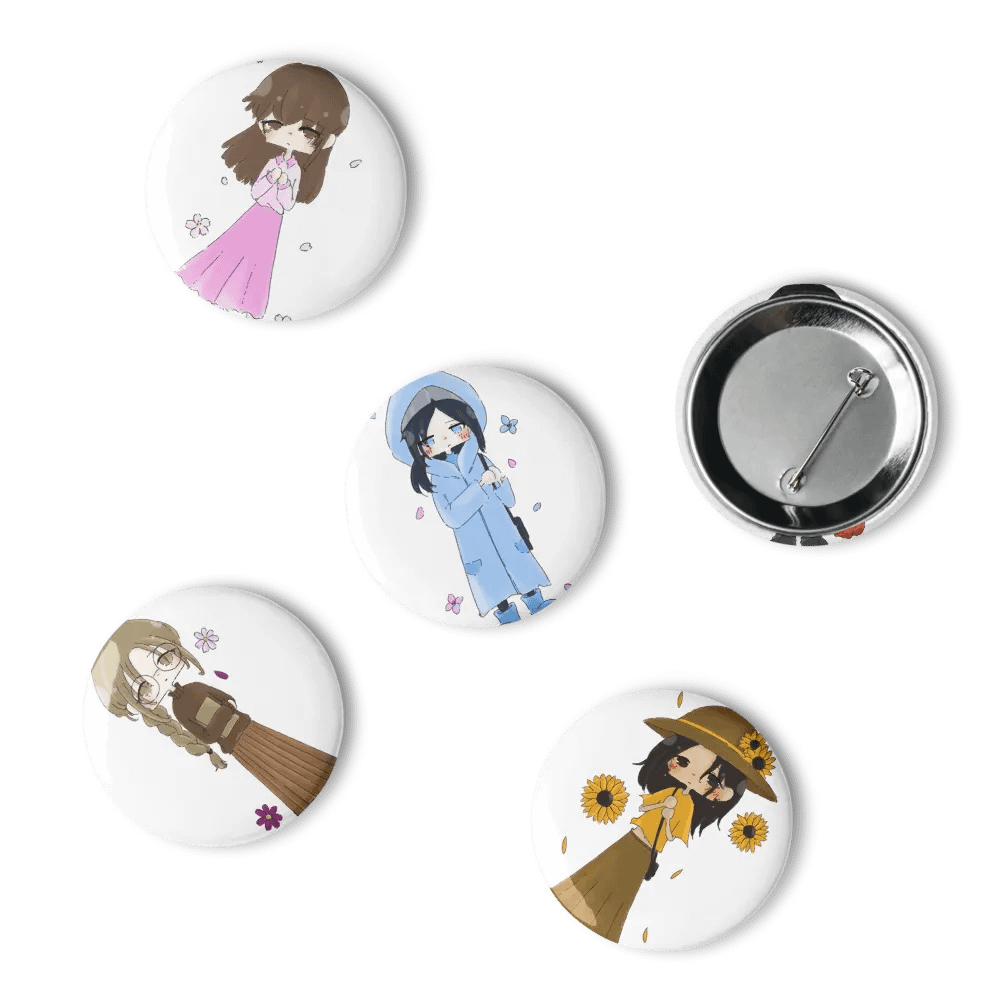 Seasons Badges (Chibi Characters) product image (10)