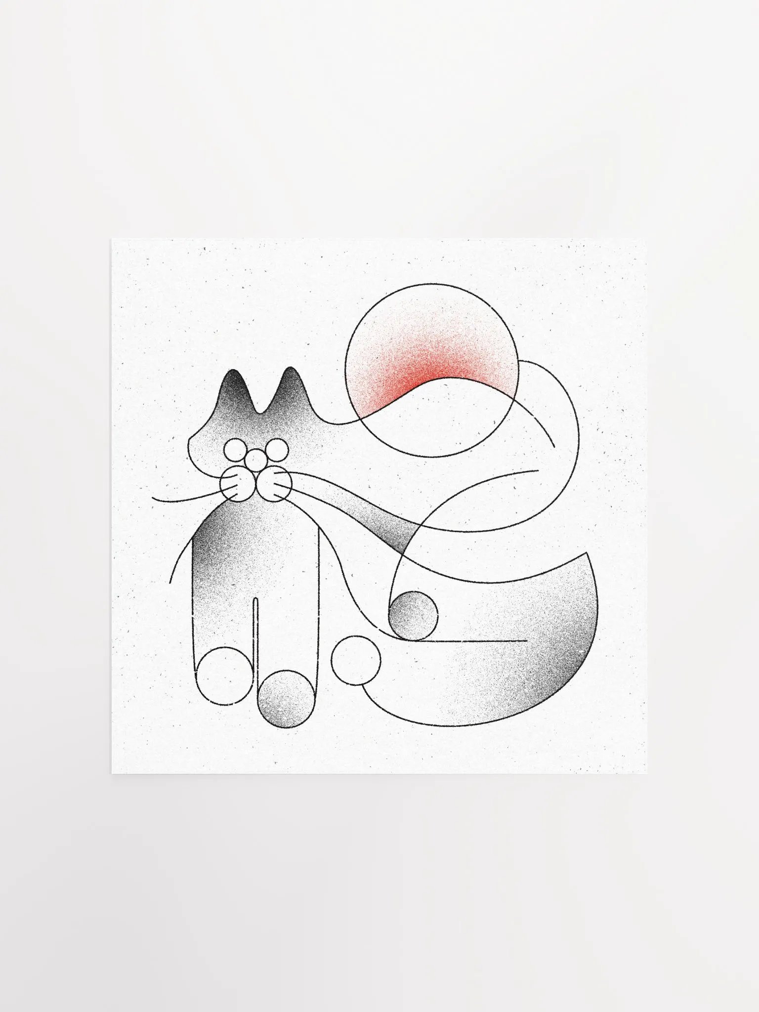 Red Sun Art Print product image (1)