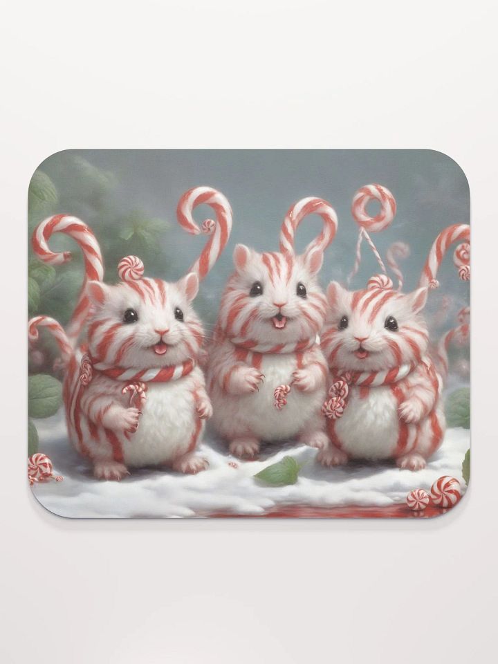 Candy Cane Critter Mouse Pad product image (2)