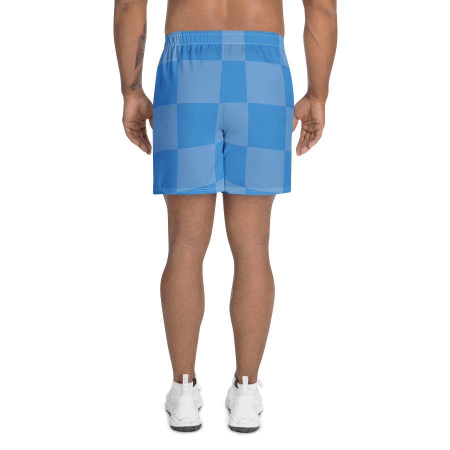 Checkered Athletic Shorts - Davis Blue product image (6)