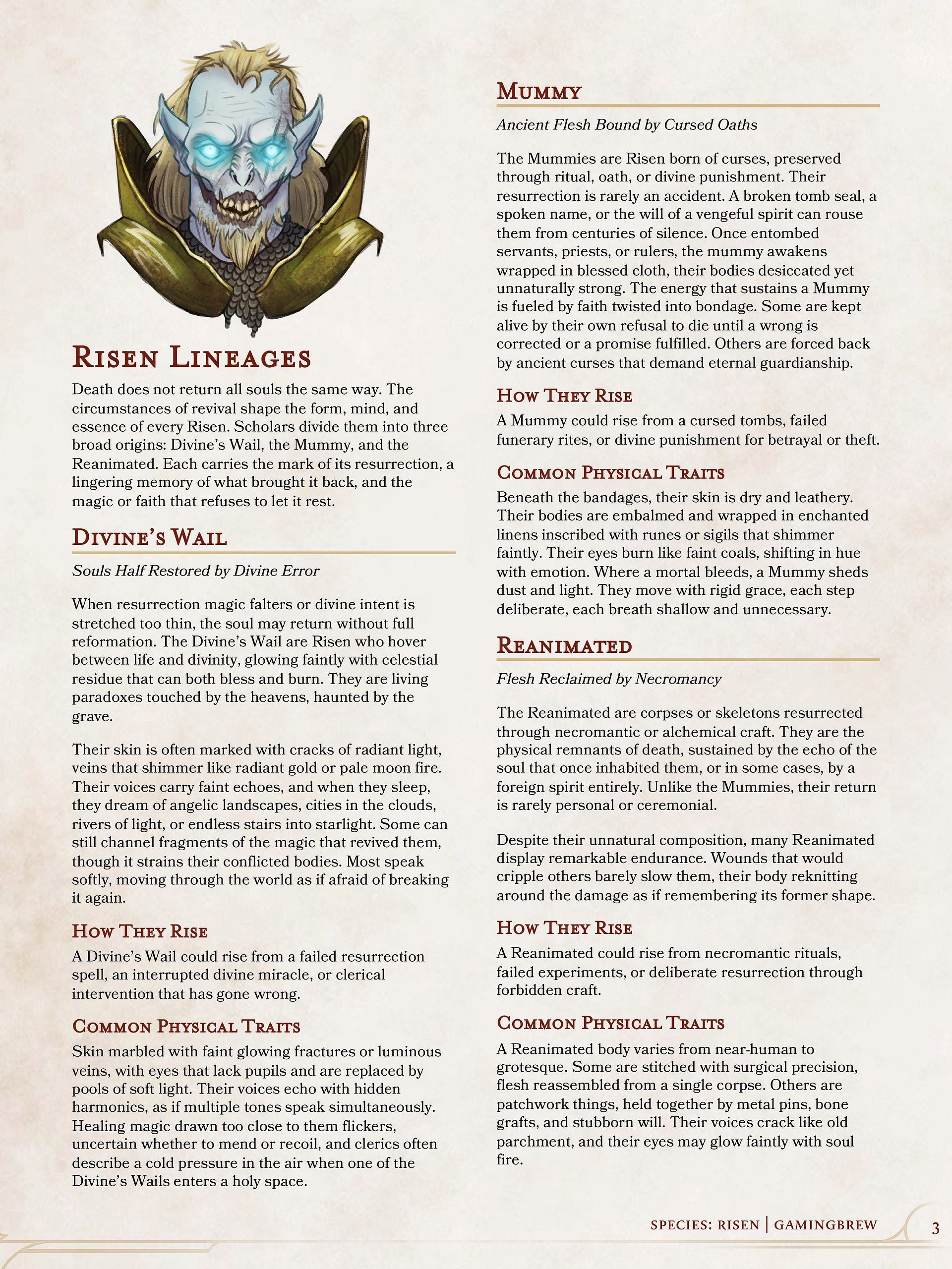 Risen | 5E Species product image (3)