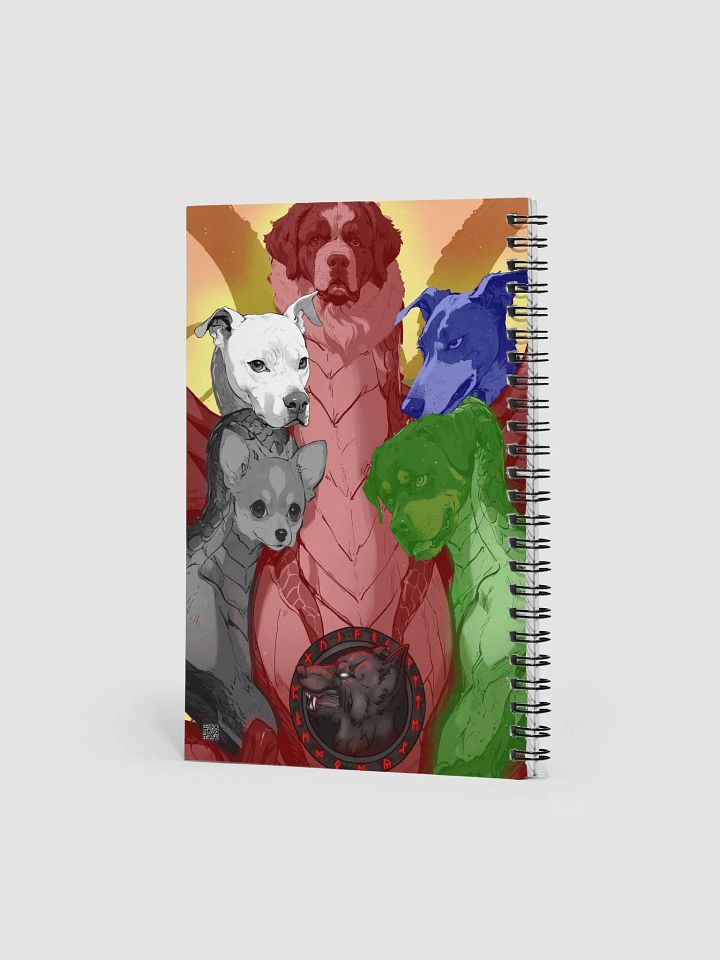Toby the Mythical Canine Spiral Notebook product image (2)
