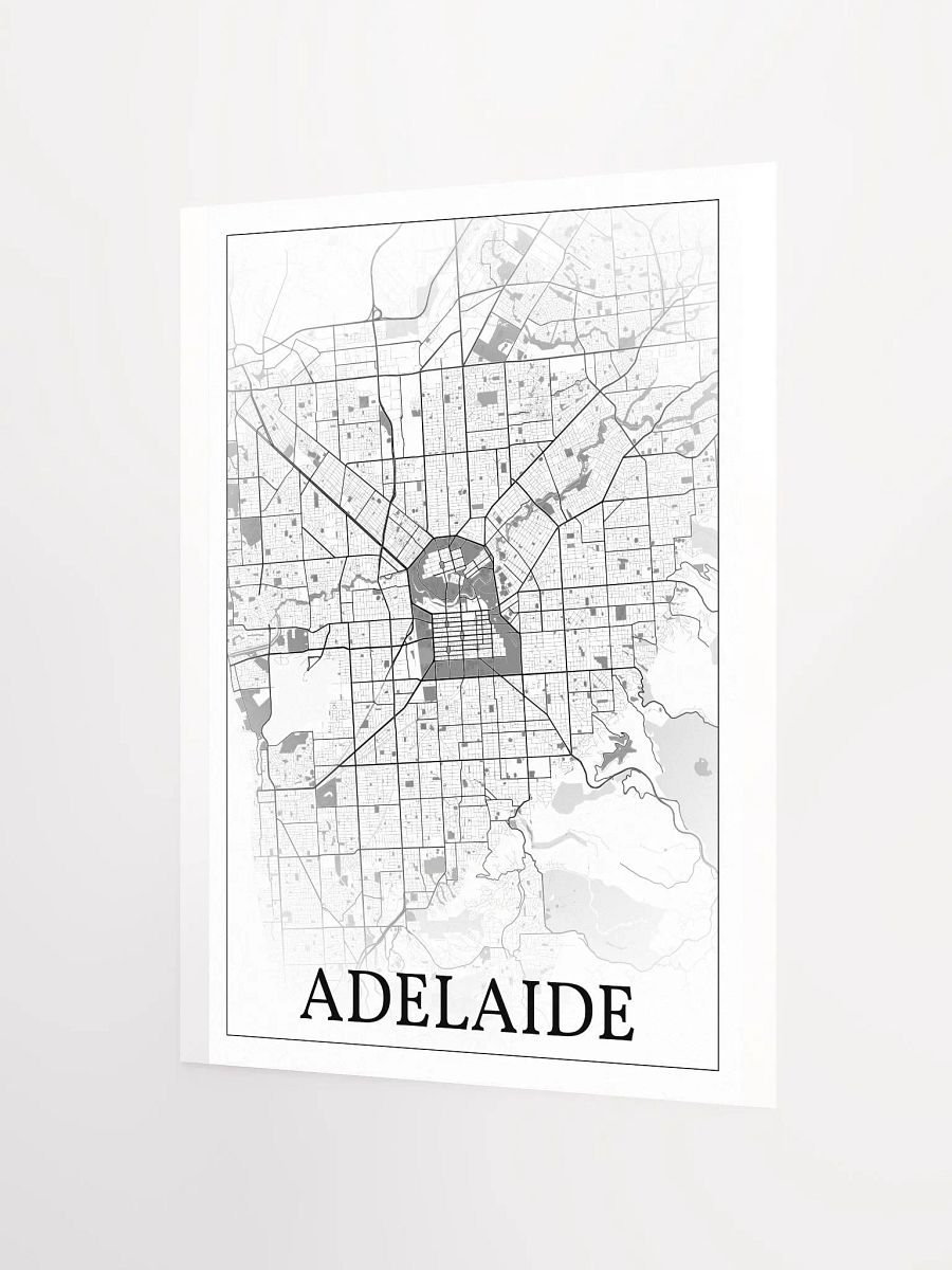Adelaide, Australia, city map print product image (9)