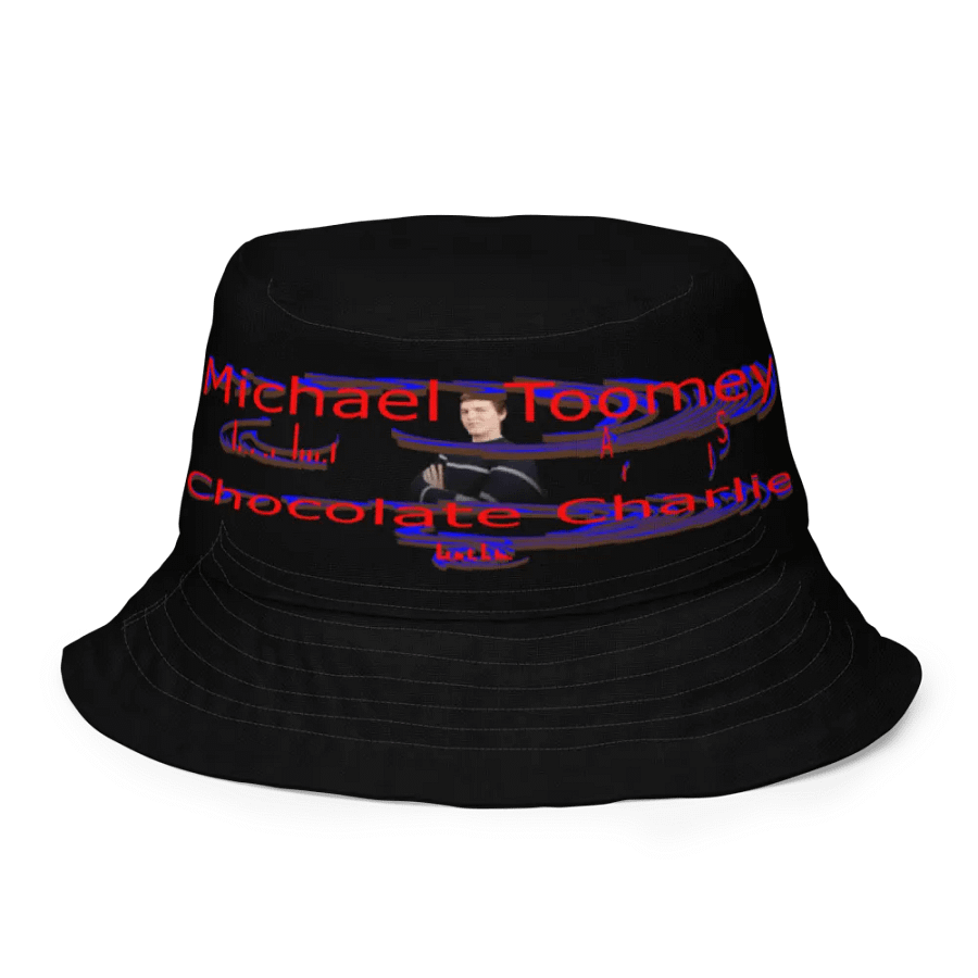 Michael Toomey As Chocolate Charlie 00 - Black - Reversible Bucket Hat product image (2)