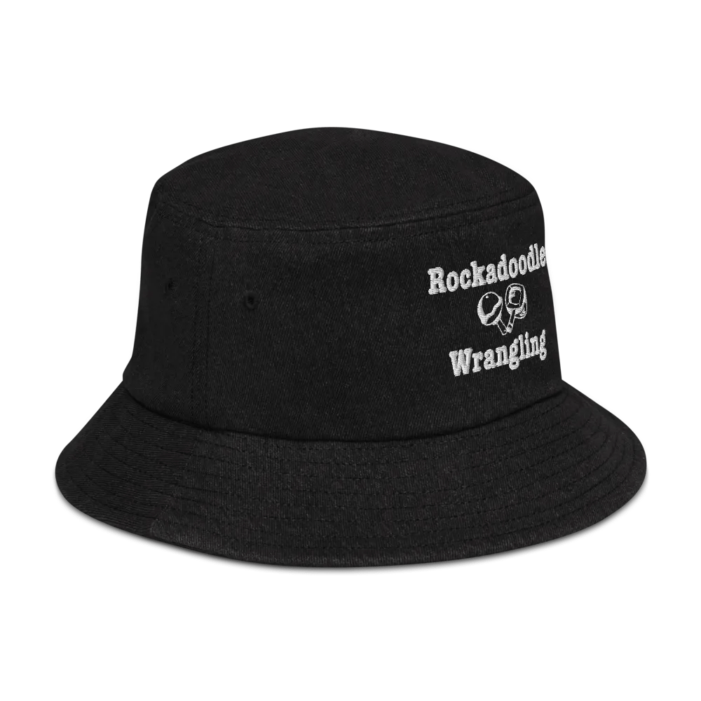 Rockadoodler Wrangling Embroidered Denim Bucket Hat product image (3)