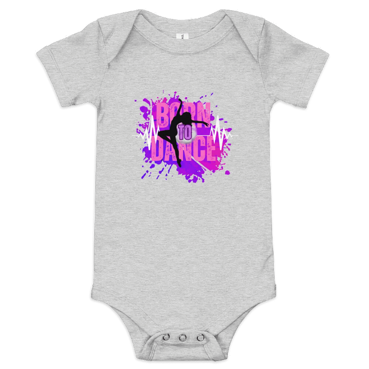 Born to Dance Her Silhouette Baby Onesie product image (4)