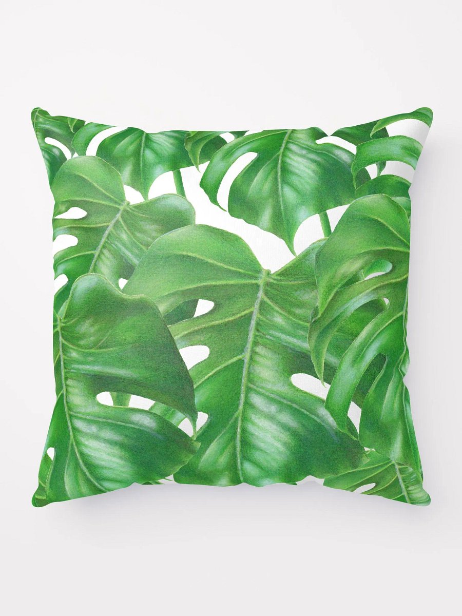 Monstera leaves pillow product image (5)