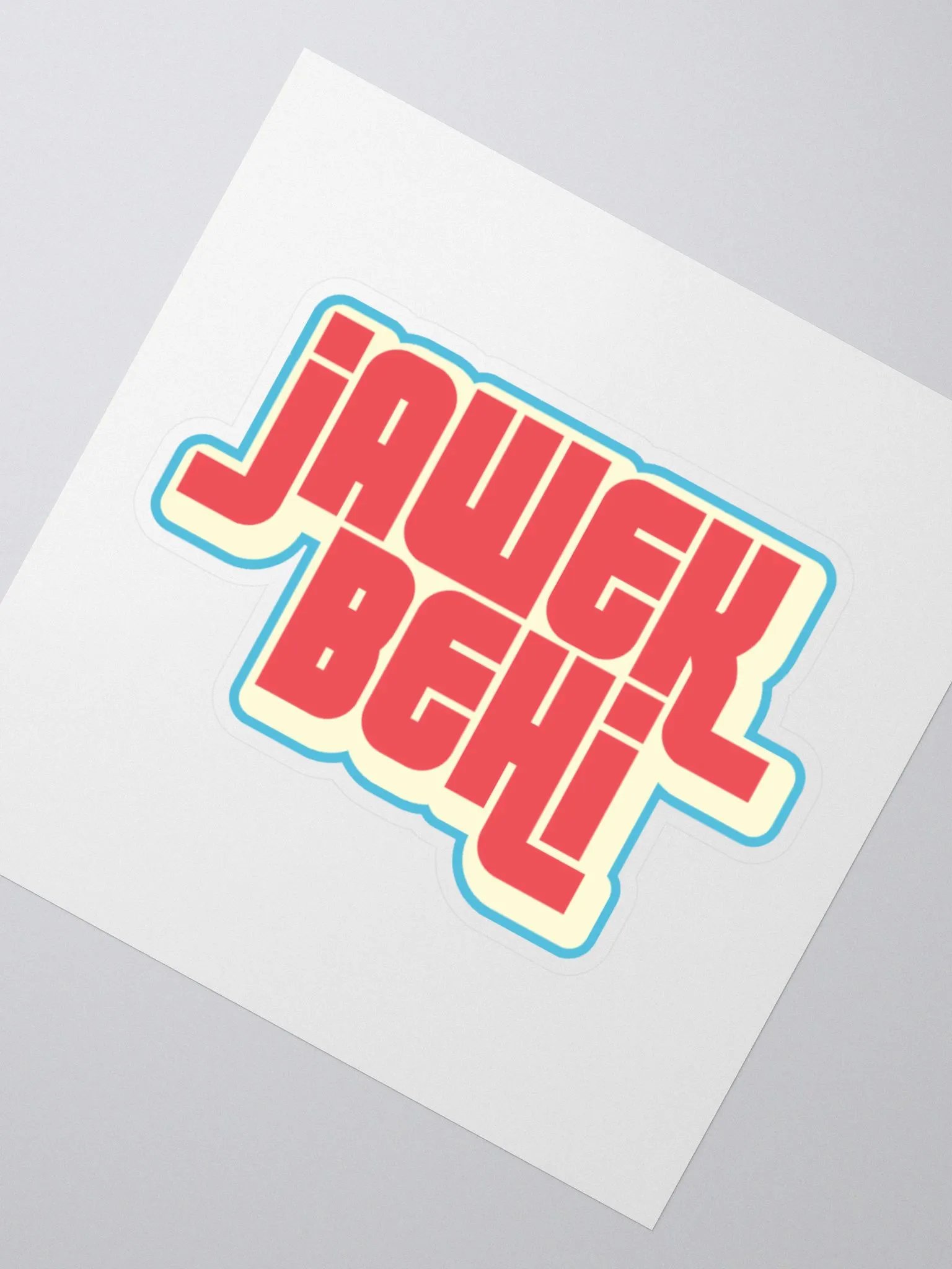 20Camels Tunisia Series Jawek Behi Sticker - Red product image (2)