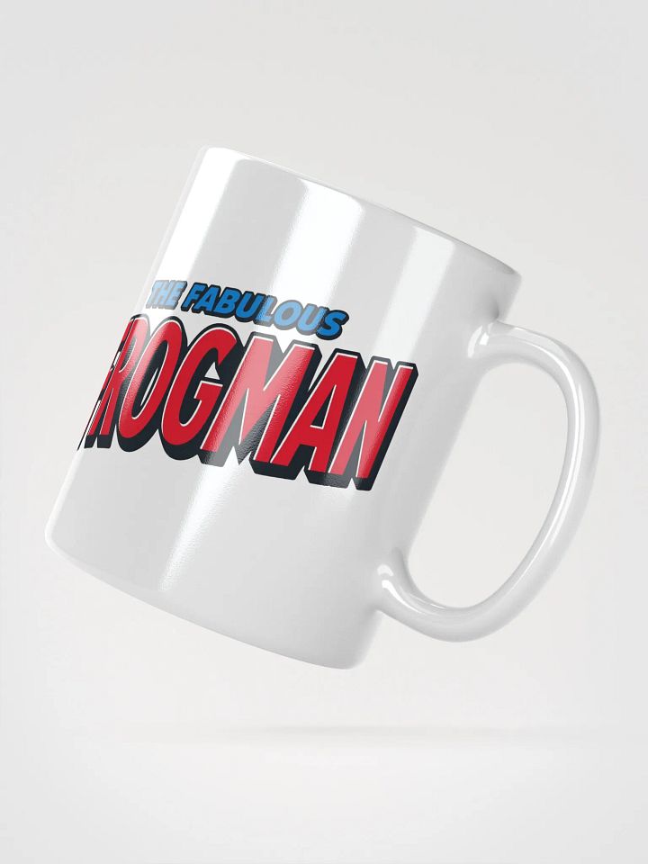 Fabulous Frogman Logo + Meme Face White Mug product image (6)