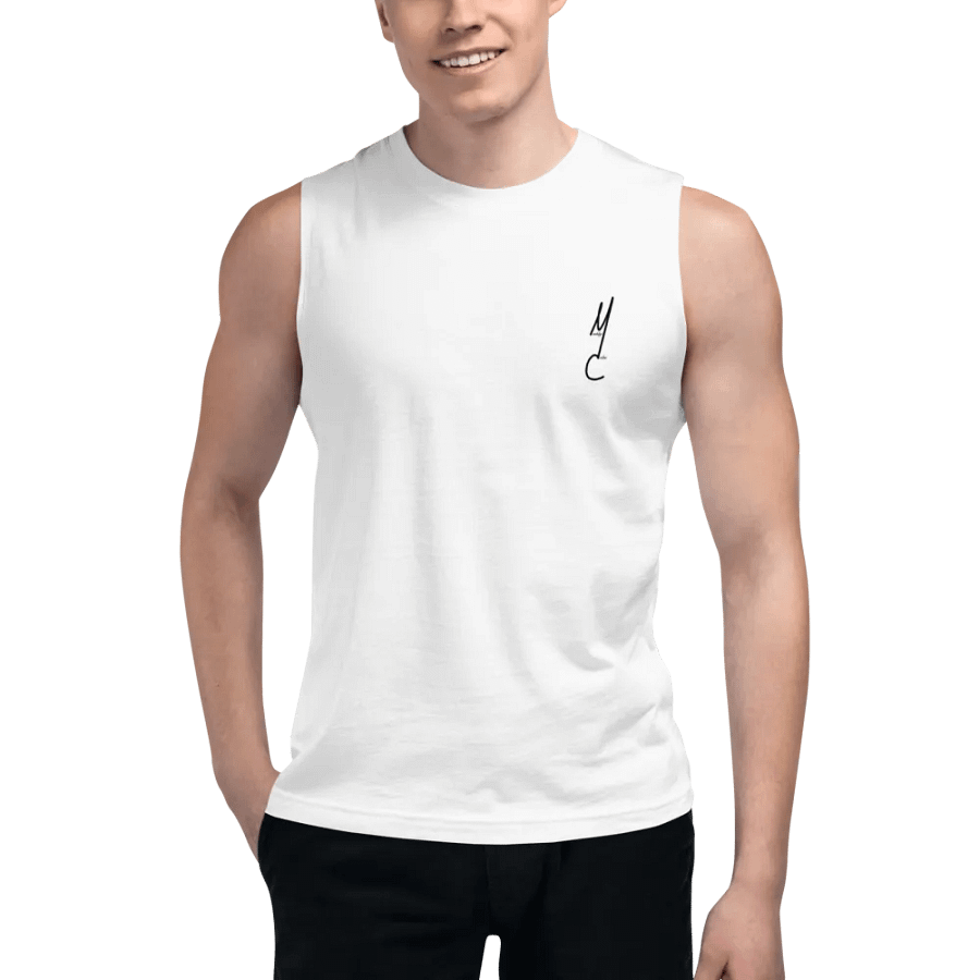 MC White Muscle Tee product image (5)