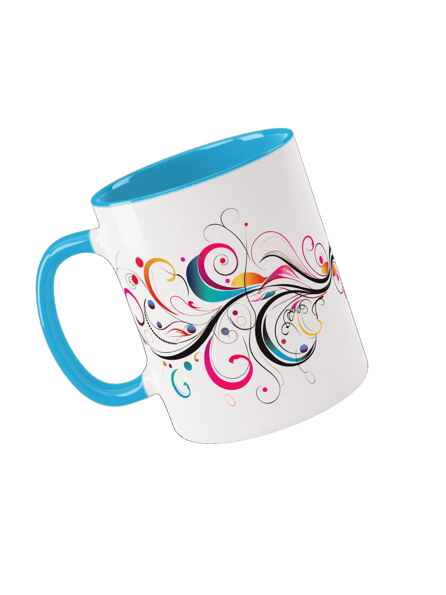 Vibrant Swirls Ceramic Mug product image (17)