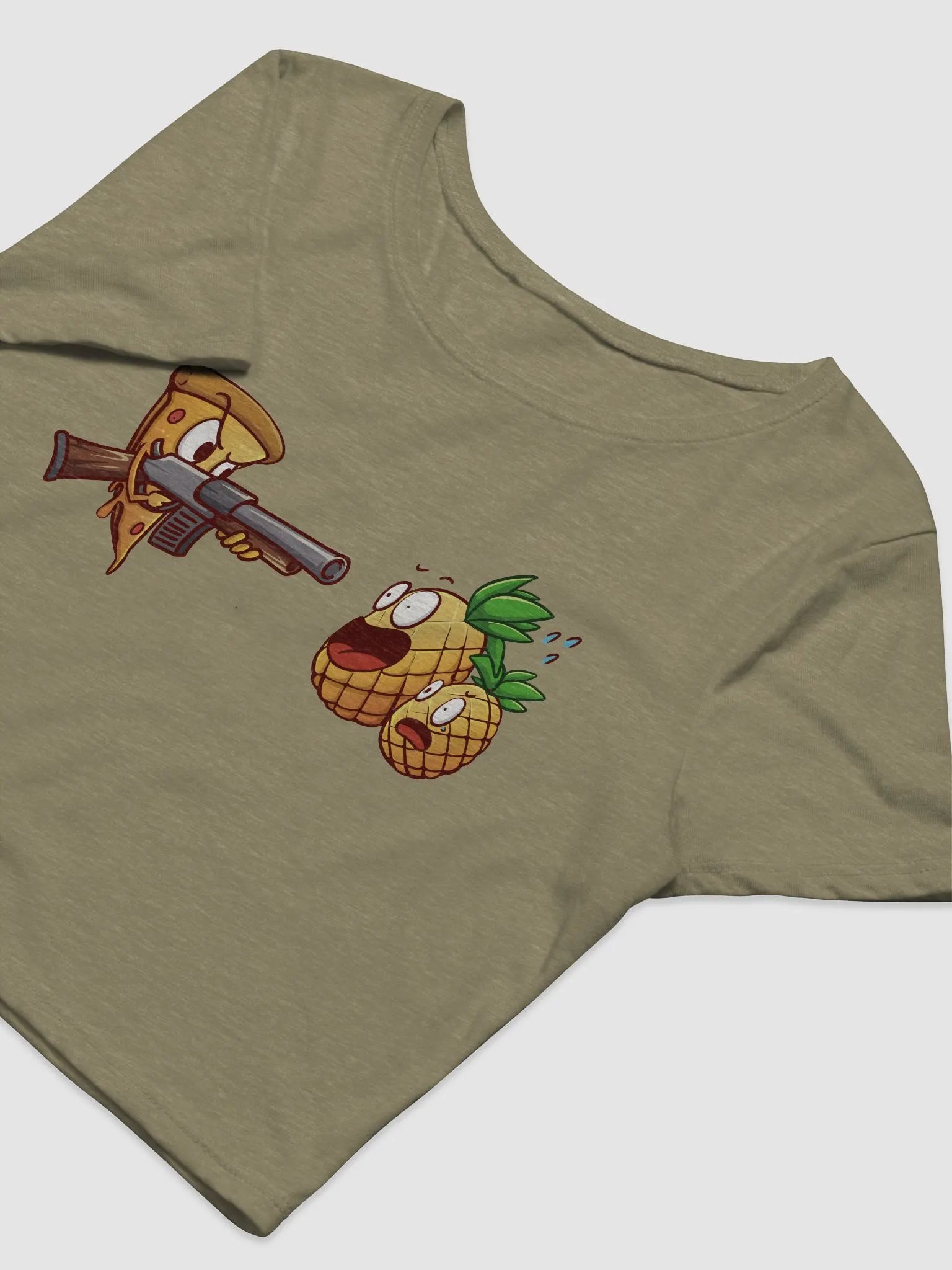 Pizza hates Pineapple Women's Crop product image (3)