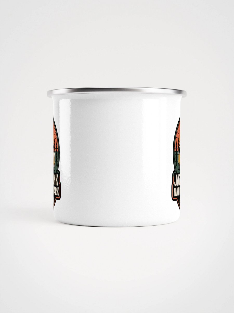 Jazz Funk National Park Mug – 70s Retro Camping Van for Coffee Lovers product image (2)