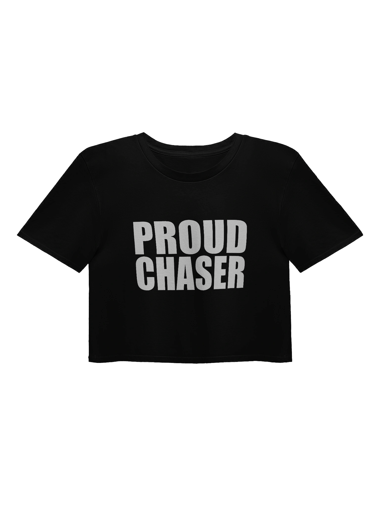 PROUD CHASER BLACK CROP TOP product image (1)
