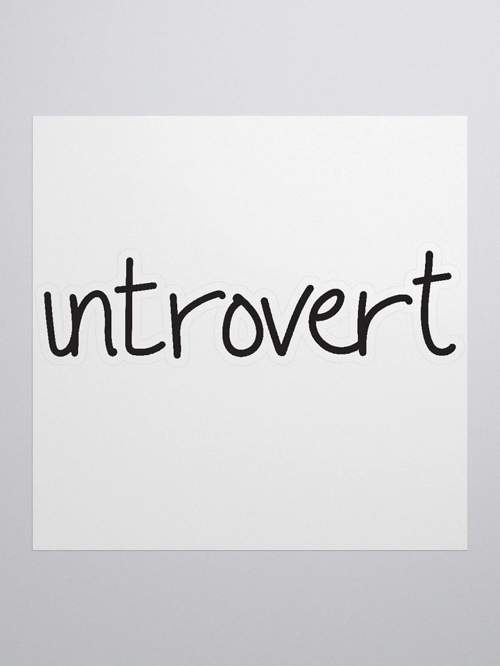 introvert sticker product image (1)