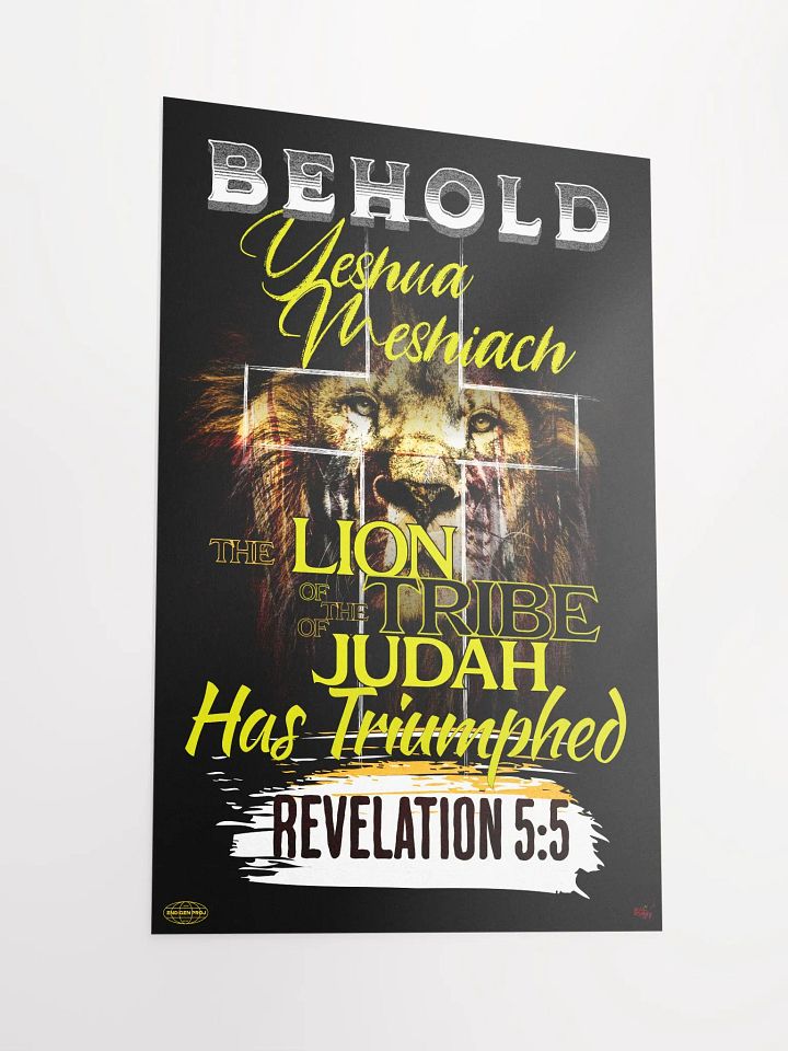 Lion of Judah Revelation 5:5 Poster product image (4)
