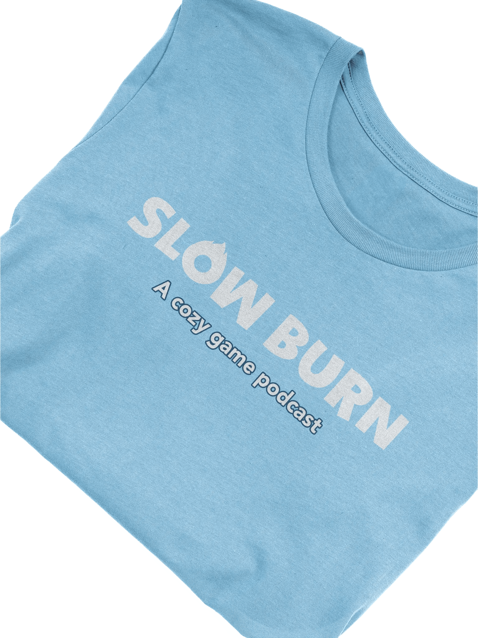 Slow Burn Logo Tee - White Text product image (1)