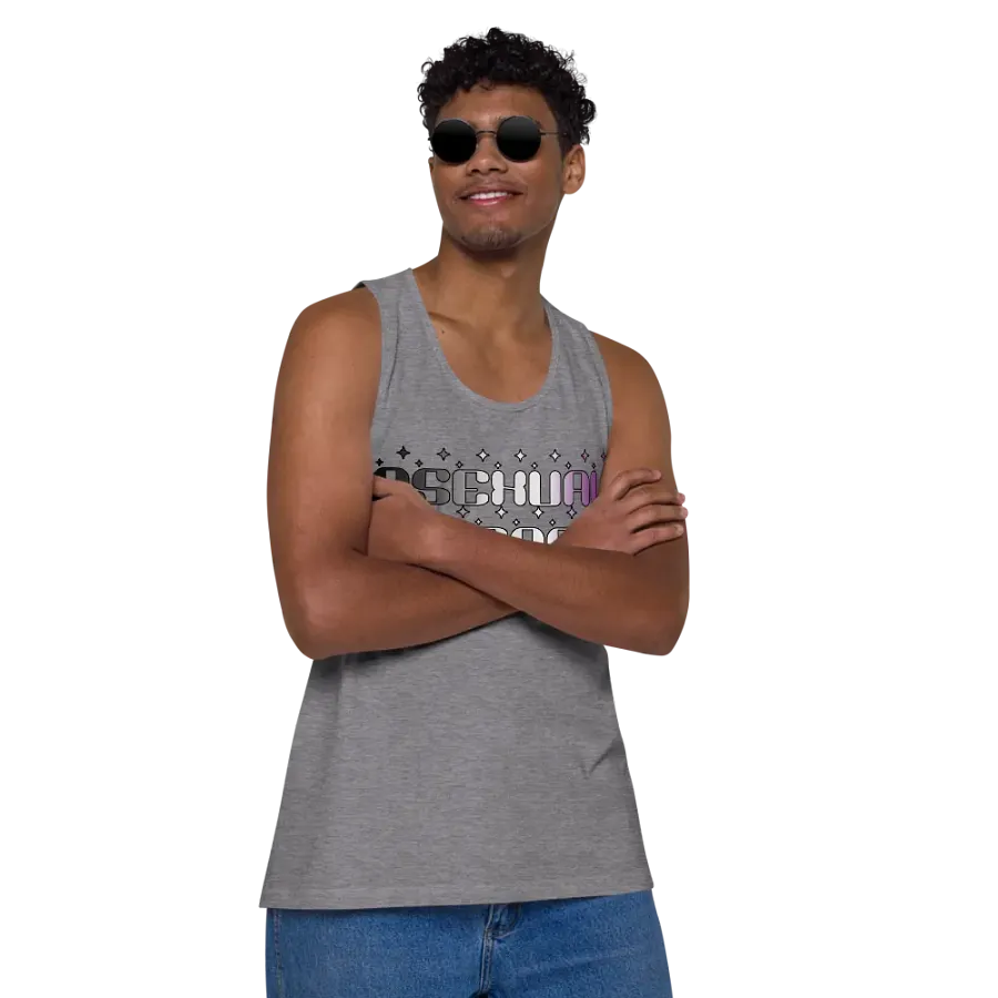 Asexual Icon Men's Premium Tank Top product image (78)