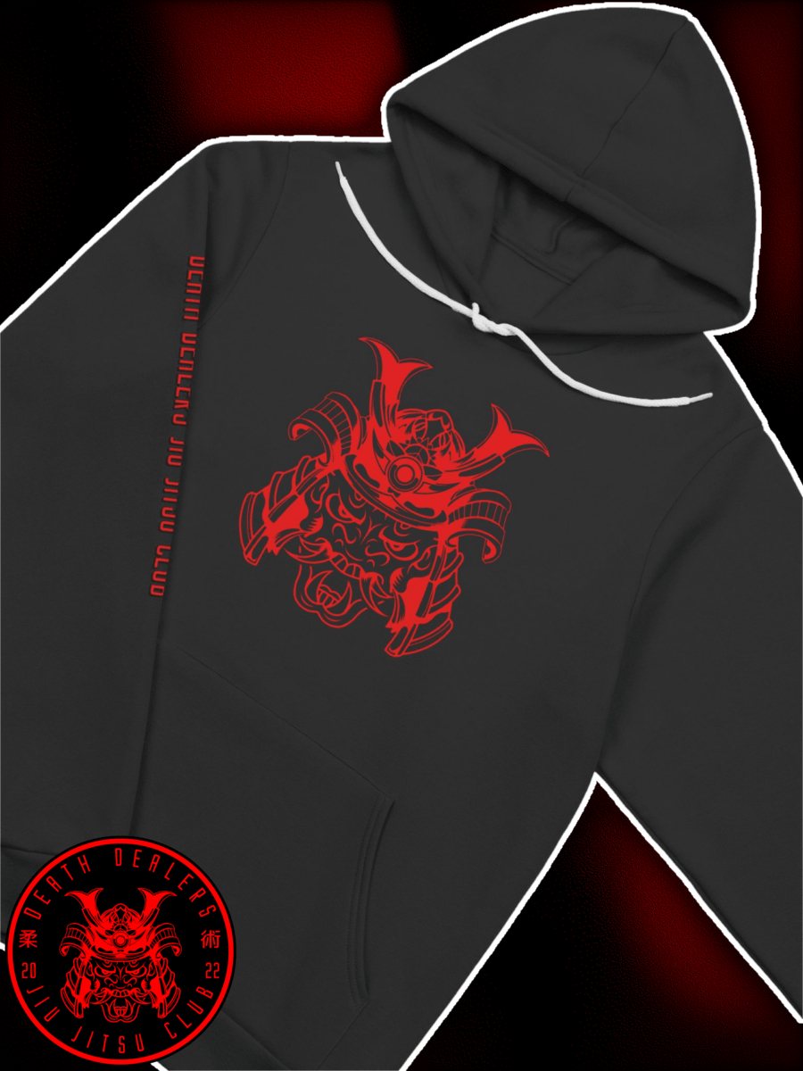 Death Dealers - Deluxe Logo Hoodie (Black and Red) product image (1)
