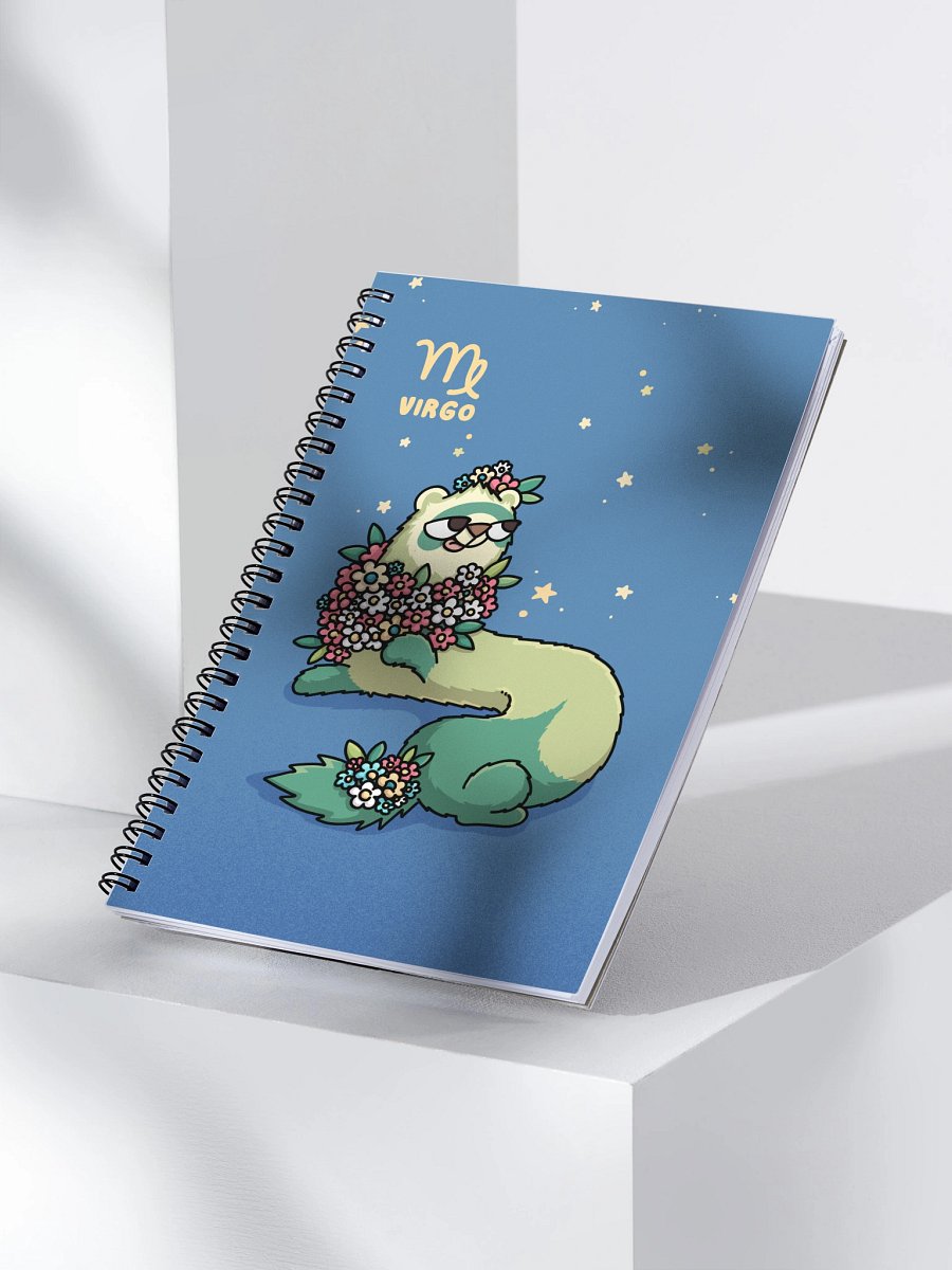 Virgo | Ferret Star Signs | Notebook product image (3)