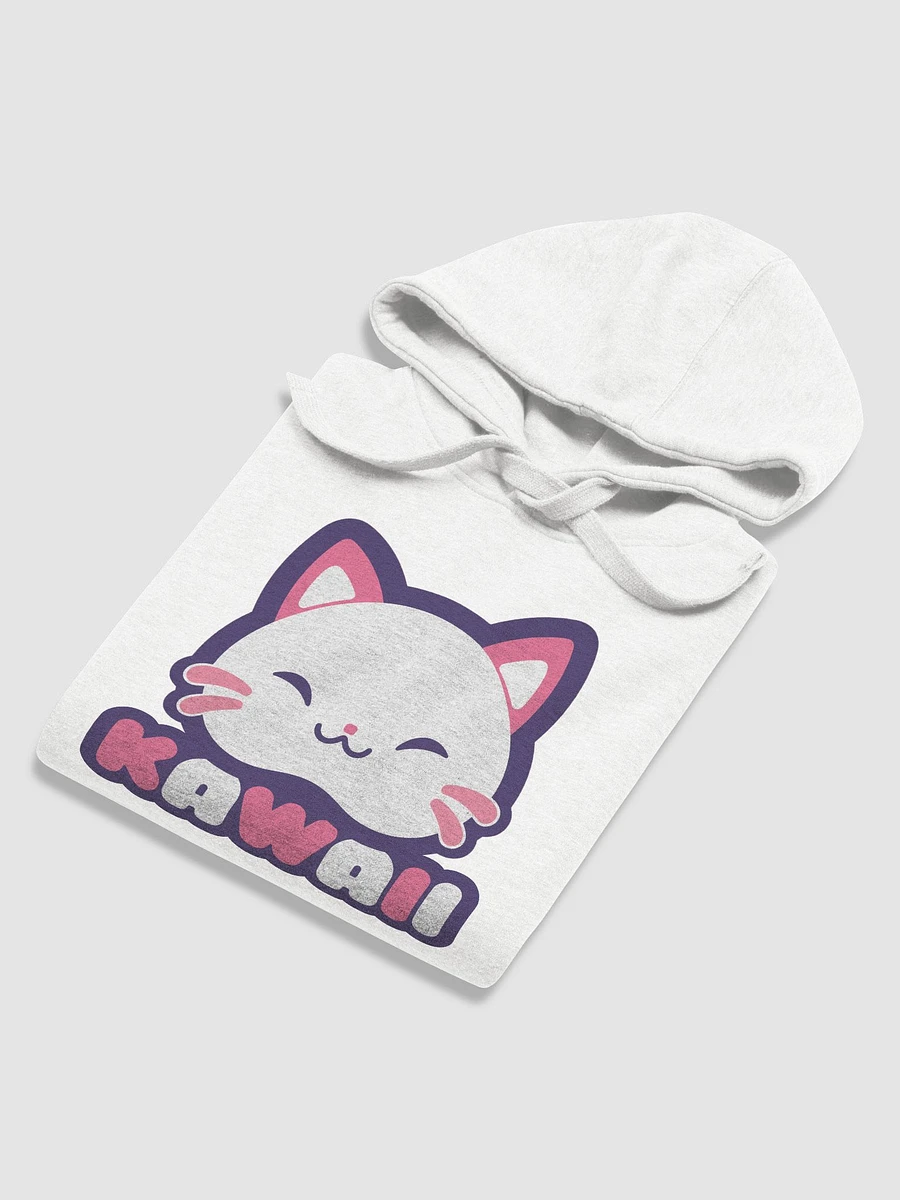 Kawaii Cat White Hoodie product image (7)