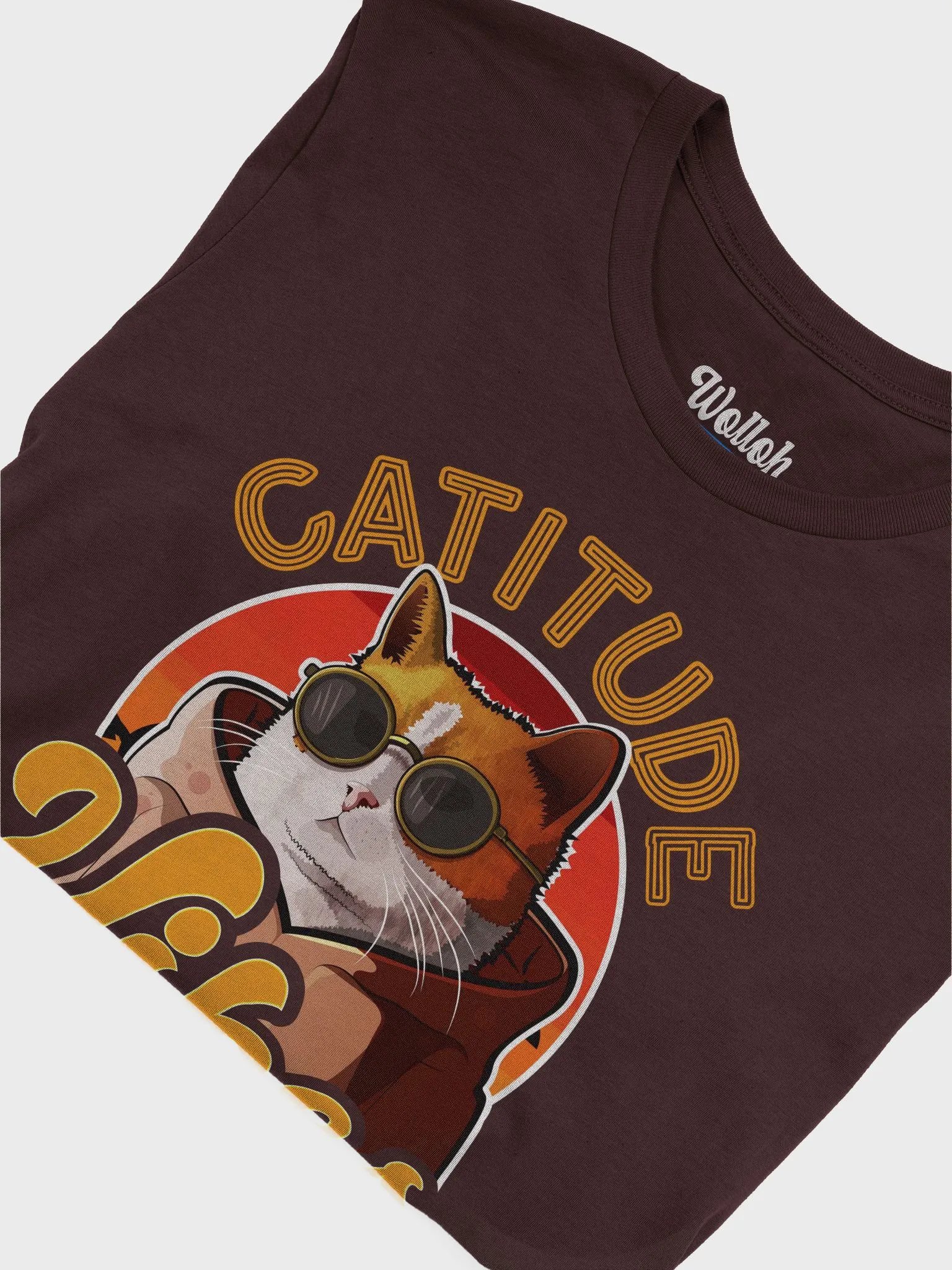Catitude Vibes Summer T-Shirt - Chill Style for Cat Lovers product image (10)