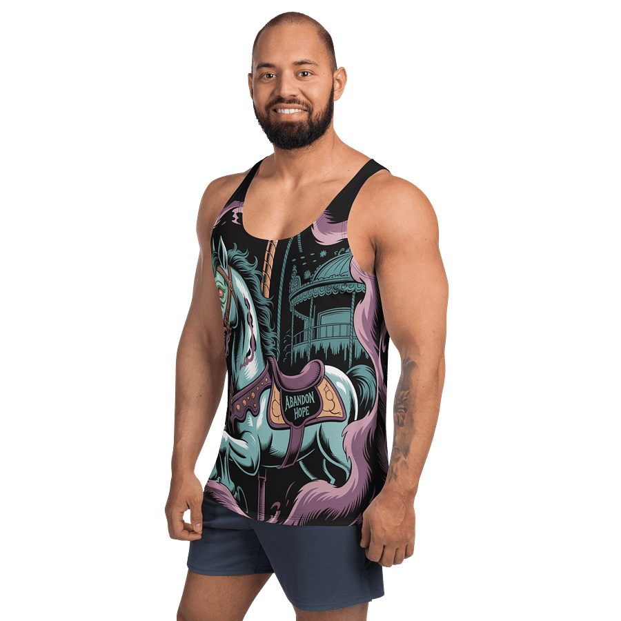 Midnight Veil Designs Gothic Abandon Hope Tank Top - Unisex All-Over Print product image (2)