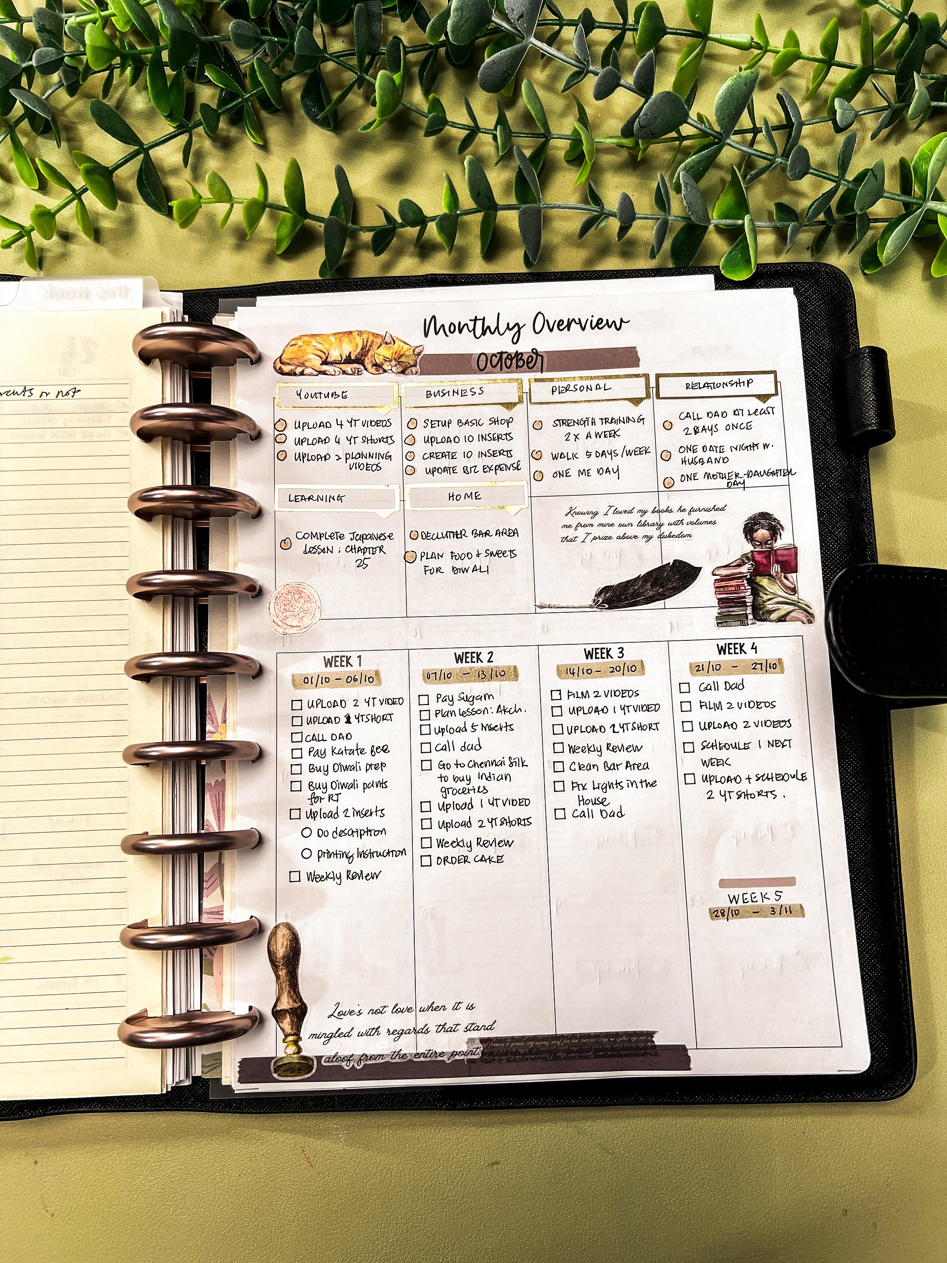 Undated Monthly Calendar | A5 size product image (2)
