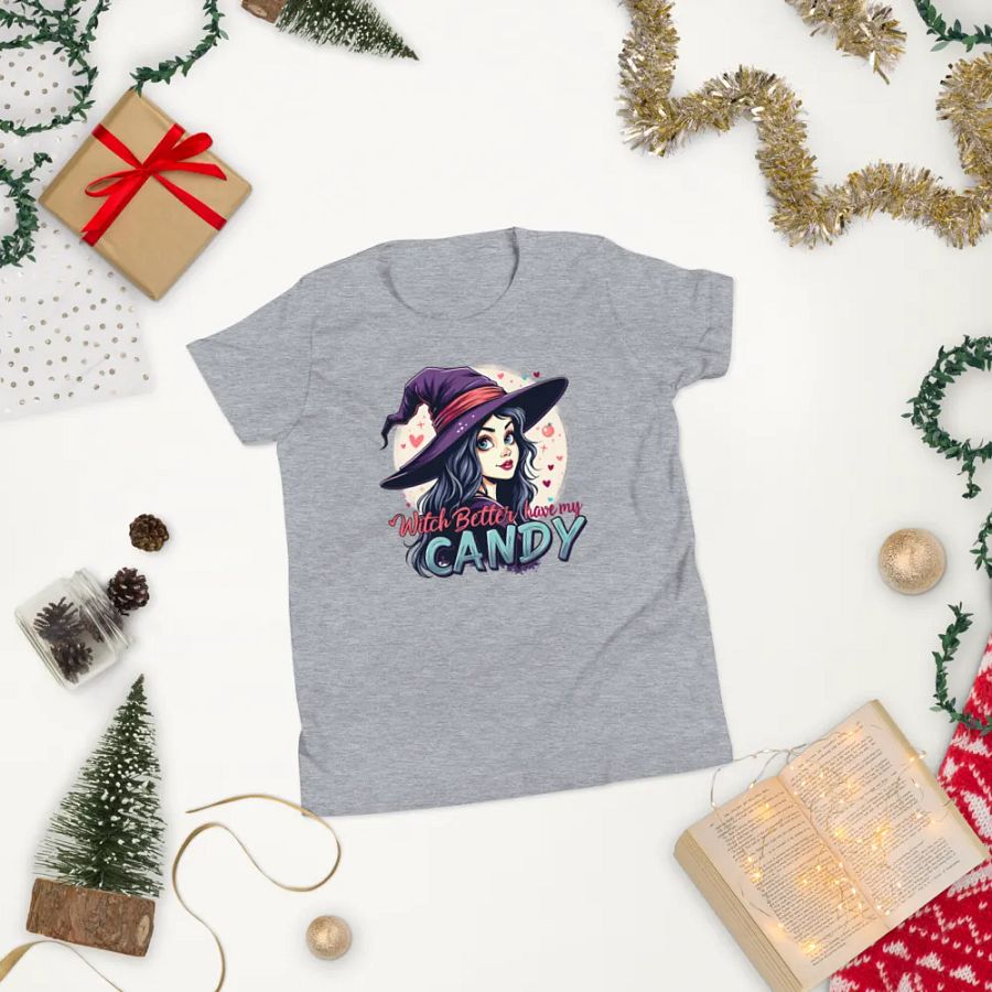 Witch better have my candy Youth T-Shirt product image (21)