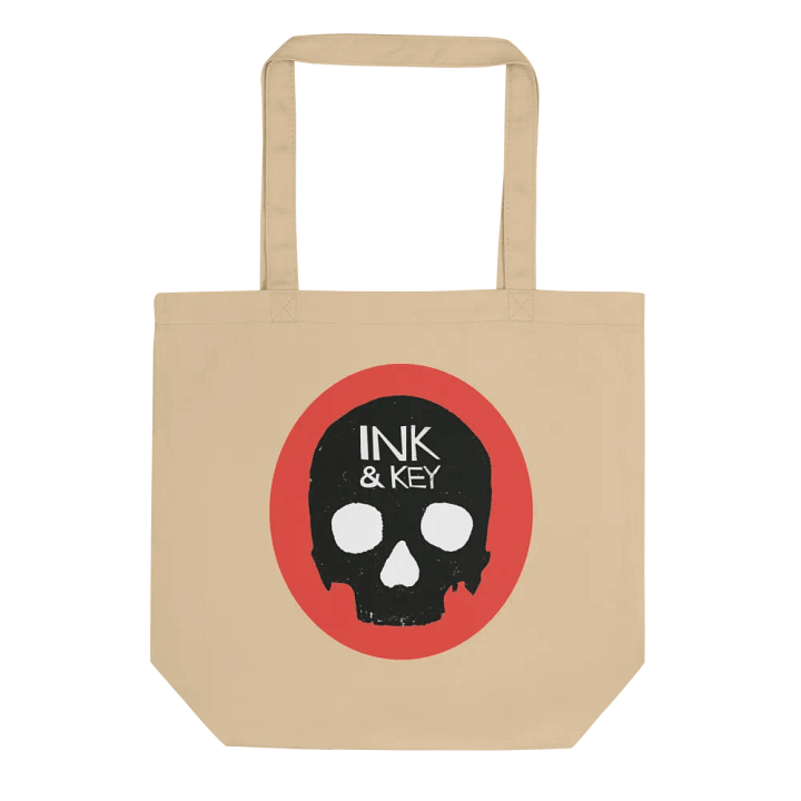 Ink & Key Skull Eco Tote product image (1)