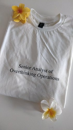 Is your friend overthinking everything? Let her take on the role of Senior Overthinking Analyst! 🤔😅 We're hiring! 💼💻

#tshirt...