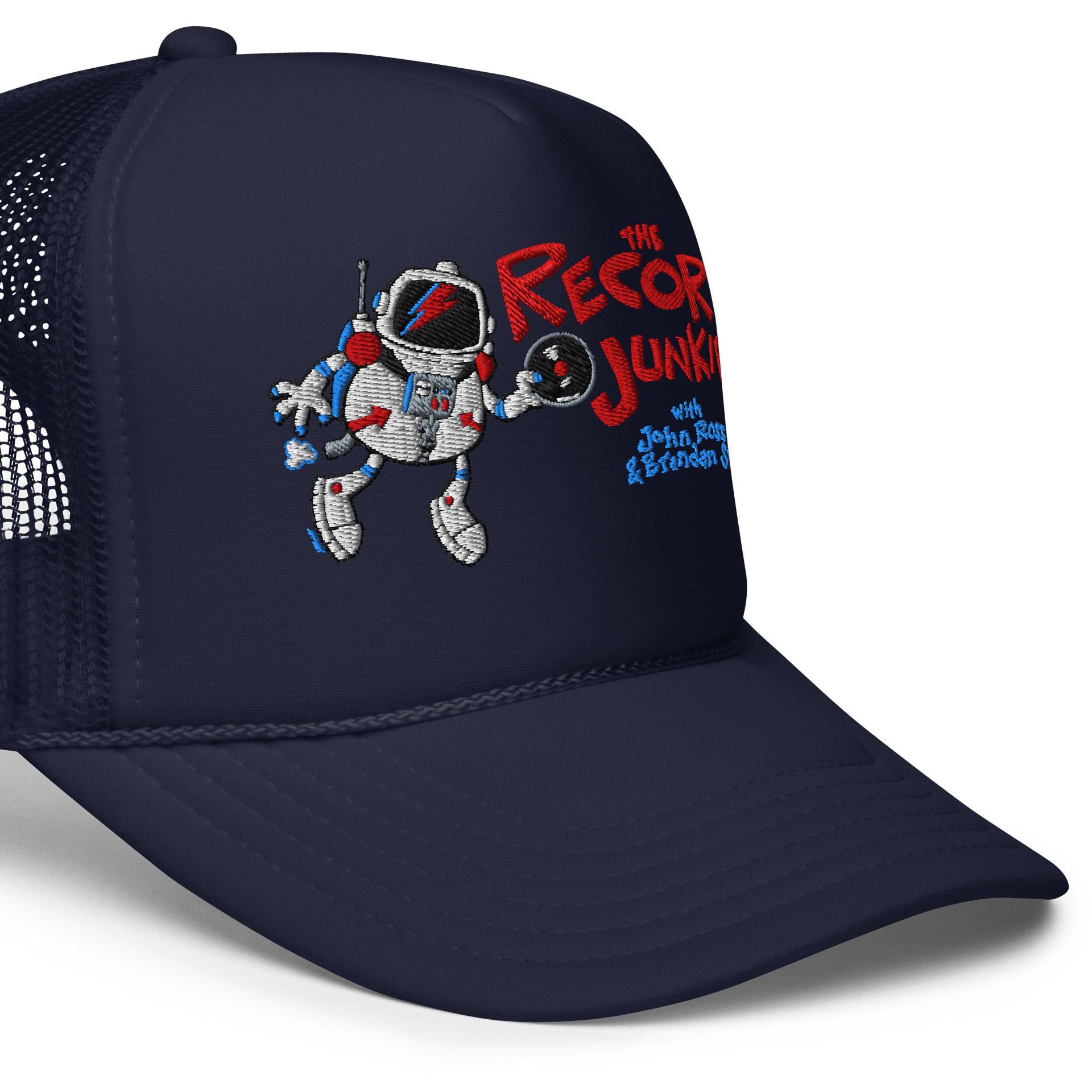 The Record Junkies I-40 Foam Trucker Hat product image (5)