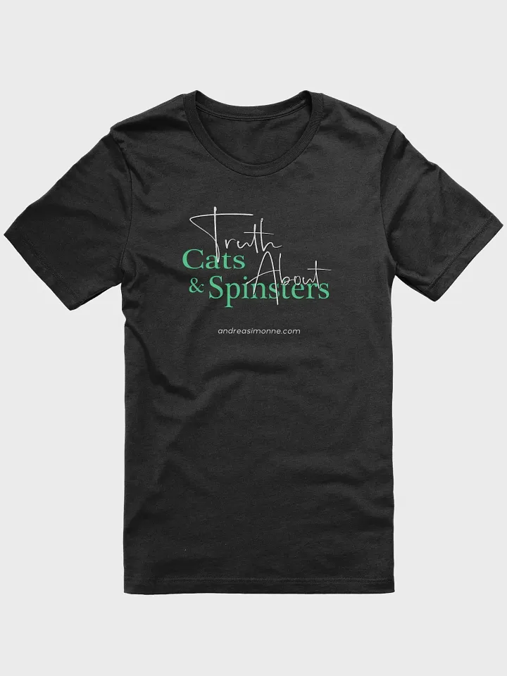 Truth About Cats & Spinsters - T-shirt Front Book Title product image (1)