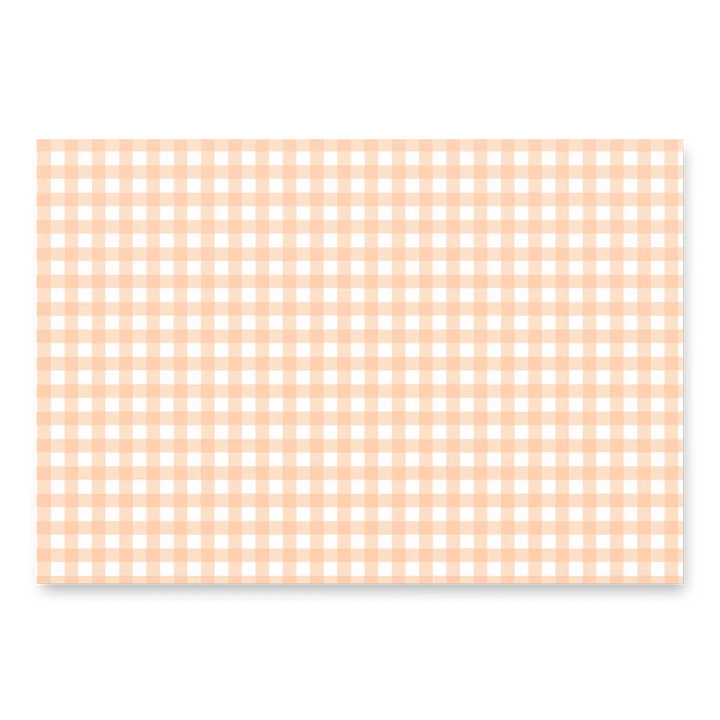 Peachy Gingham Gift Wrap Set (Set of 3) product image (2)
