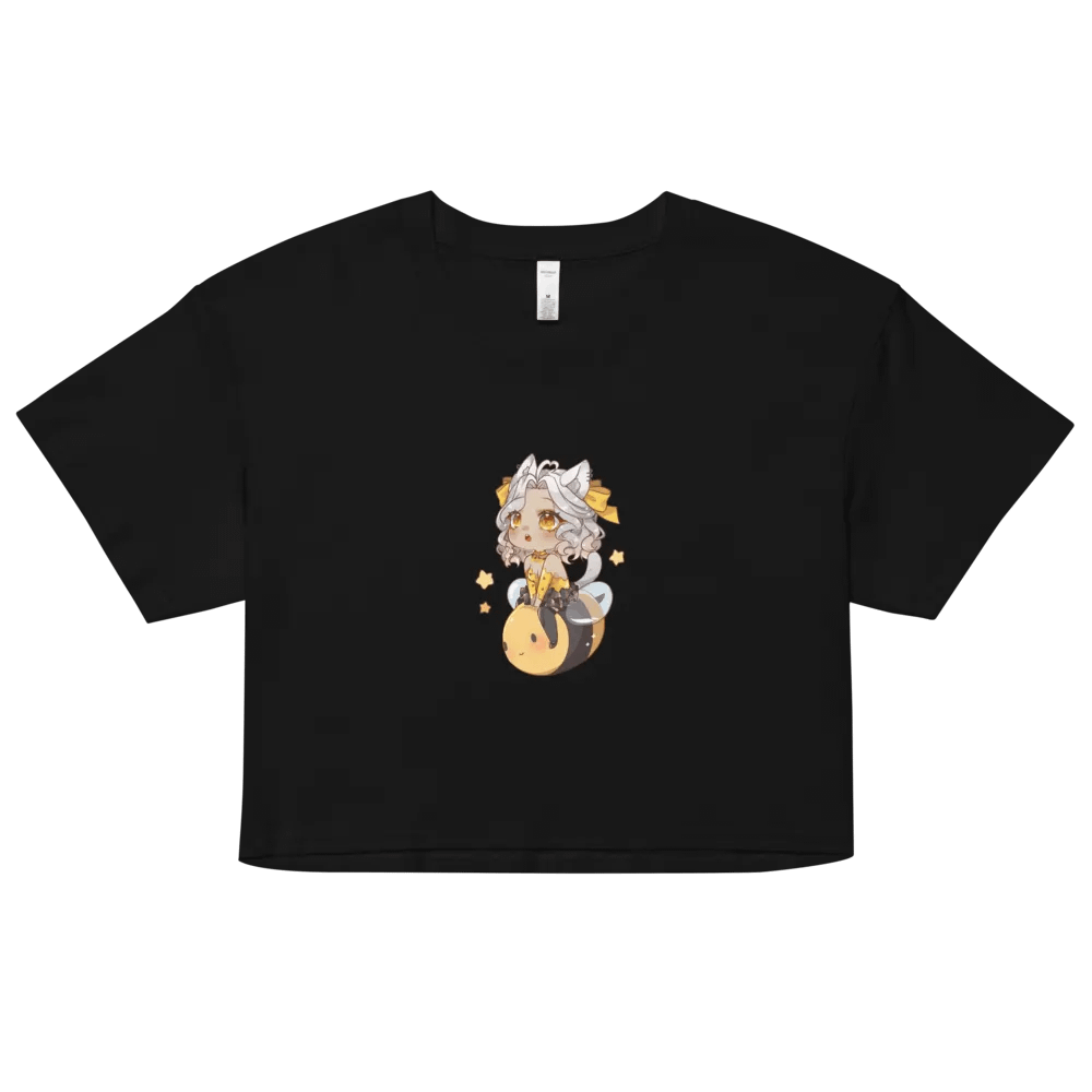 Leelaa on a bee cropped shirt product image (6)