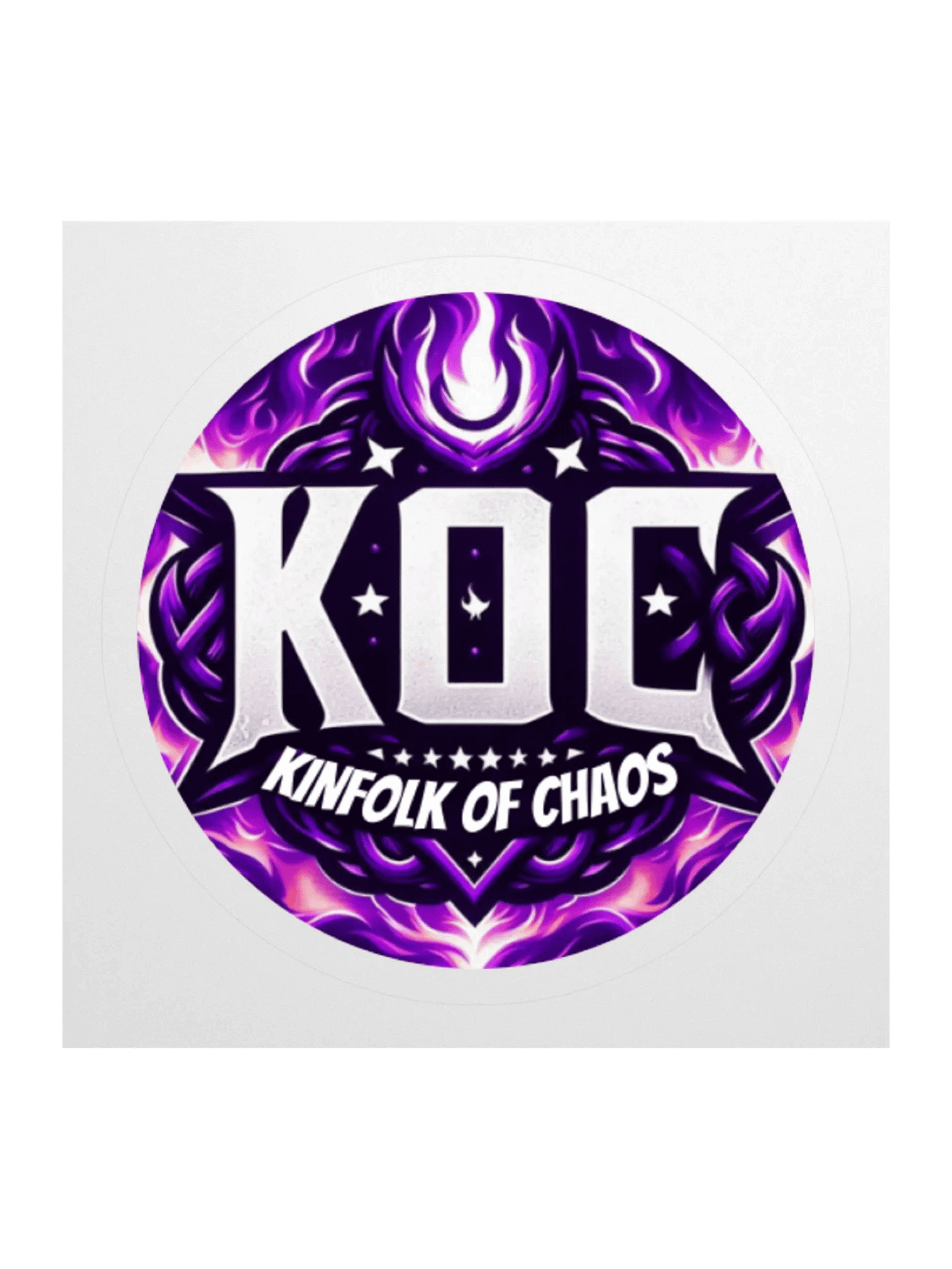 KOC Flame Logo Kiss Cut Stickers product image (3)