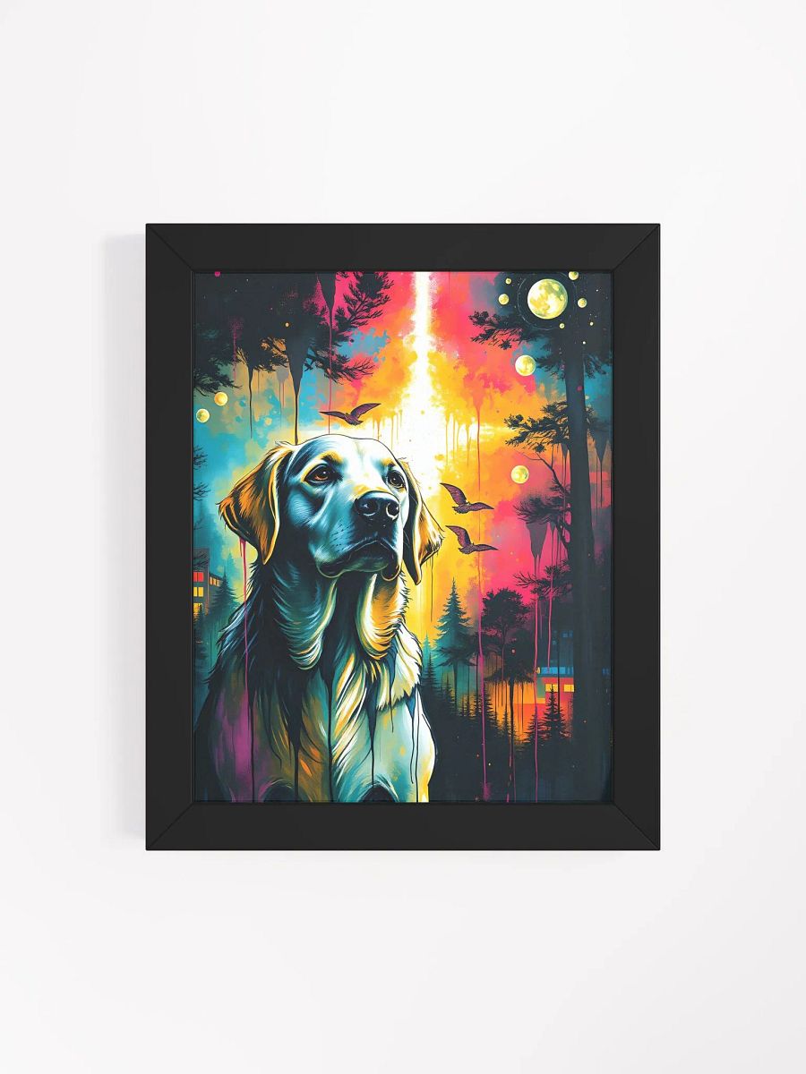 My sweetheart, karma! Vibrant Ayous Wood Framed Matte print product image (37)